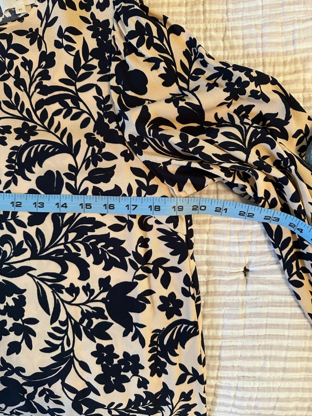 Sézane Black and Tan Nicola Dress - Nora Print size 8/40 - Picture 6 of 6